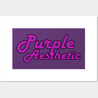 Purple Aesthetic Posters and Art